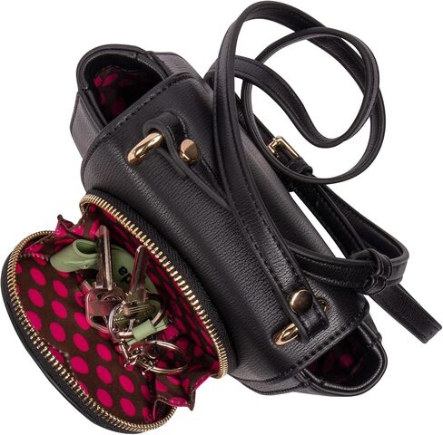 Nicole Lee Venus Mini Heart Shaped Studded Crossbody, Small Flap Bag with Adjustable, Detachable Strap in Saudi Arabia