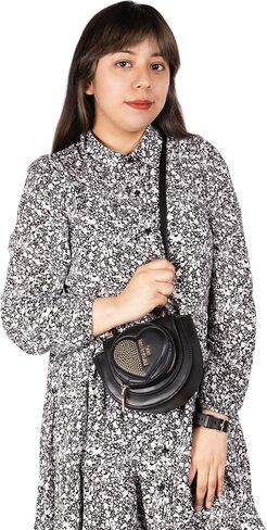 Nicole Lee Venus Mini Heart Shaped Studded Crossbody, Small Flap Bag with Adjustable, Detachable Strap in Saudi Arabia