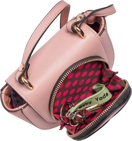Nicole Lee Venus Mini Heart Shaped Studded Crossbody, Small Flap Bag with Adjustable, Detachable Strap in Saudi Arabia