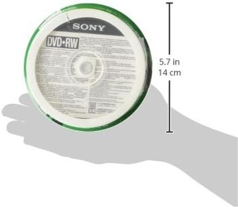 Sony 25DPW47SP DVD+RW 4X 4.7GB Spindle Rewritable DVD, 25-Pack in Saudi Arabia