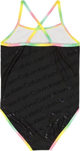 Calvin Klein Girls' One-piece Swimsuit With Upf 50+ Sun Protection in Saudi Arabia