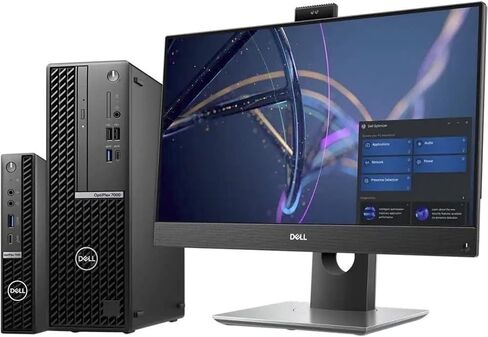 Dell OptiPlex 7000 Desktop Computer - Intel Core i5 12th Gen i5-12500 Hexa-core (6 Core) 3 GHz - 16 GB RAM DDR4 SDRAM - 256 GB M.2 PCI Express NVMe 3.0 x4 SSD - Small Form Factor - Black in Saudi Arabia