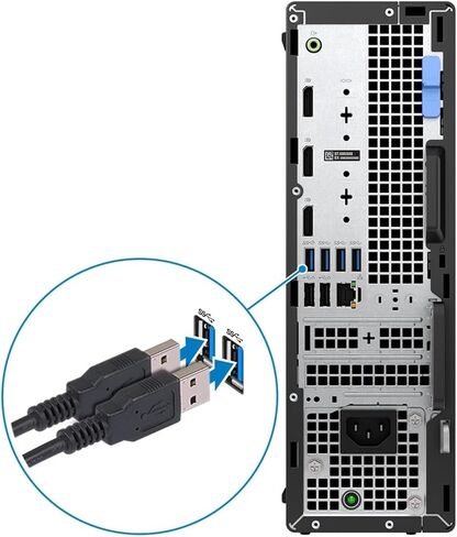 Dell OptiPlex 7000 Desktop Computer - Intel Core i5 12th Gen i5-12500 Hexa-core (6 Core) 3 GHz - 16 GB RAM DDR4 SDRAM - 256 GB M.2 PCI Express NVMe 3.0 x4 SSD - Small Form Factor - Black in Saudi Arabia