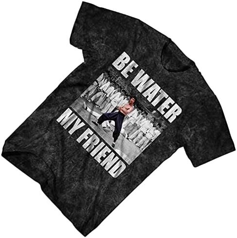 قميص Bruce Lee الرجالي المرآة - تي شيرت برسومات طريق القبضة المعترضة in Kuwait