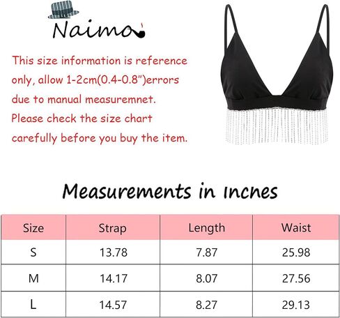 Naimo Women's Sequin Ruffle Crop Top Bralette Bra Rave Dance Tops in Saudi Arabia