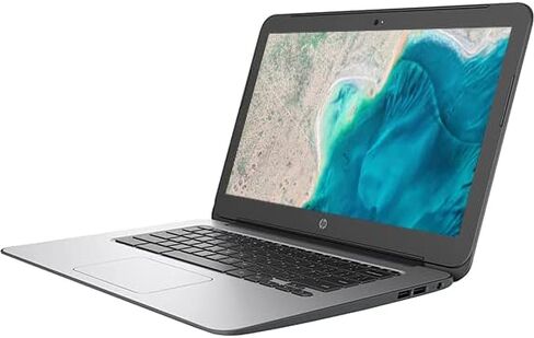 HP 14" HD Chromebook, Intel Celeron Processor Up to 2.52GHz, 2GB RAM, 16GB SSD, Super-Fast WiFi, Chrome OS (Dale Silver) (Renewed) in Kuwait