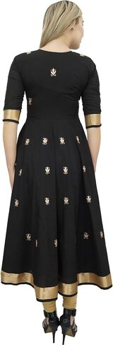 Bimba Designer Anarkali Kurta Indian Ethnic Gota Work Cotton Kurti in Saudi Arabia