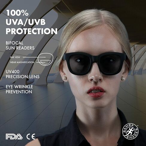 Bifocal Reader Sunglasses Marlene Dietrich Reading Glasses Under the Sun in Kuwait