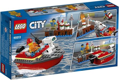 LEGO City Dock Side Fire 60213 Building Kit (97 Pieces) in Saudi Arabia