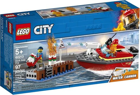 LEGO City Dock Side Fire 60213 Building Kit (97 Pieces) in Saudi Arabia