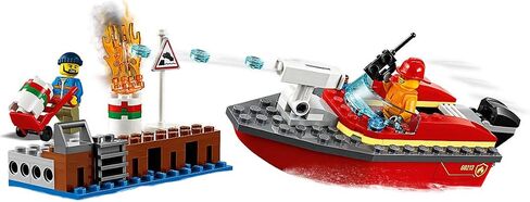 LEGO City Dock Side Fire 60213 Building Kit (97 Pieces) in Saudi Arabia