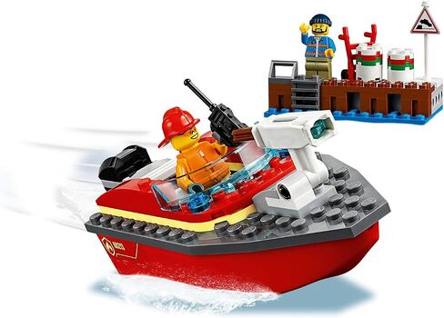 LEGO City Dock Side Fire 60213 Building Kit (97 Pieces) in Saudi Arabia