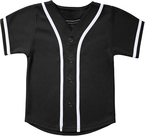 ACEFAST INC Kids Baseball Jersey Shirt Button Down Blank Custom Baseball Tee Shirts in Saudi Arabia