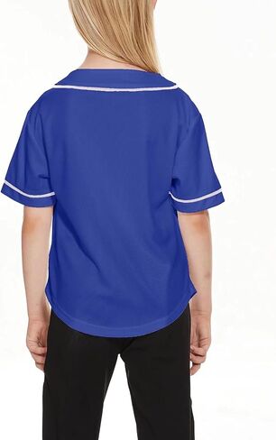 ACEFAST INC Kids Baseball Jersey Shirt Button Down Blank Custom Baseball Tee Shirts in Saudi Arabia