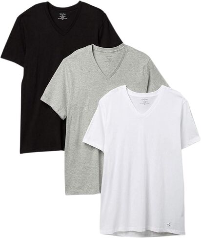 Calvin Klein Men's Cotton Classics Multipack Pack V Neck T-Shirt in Saudi Arabia