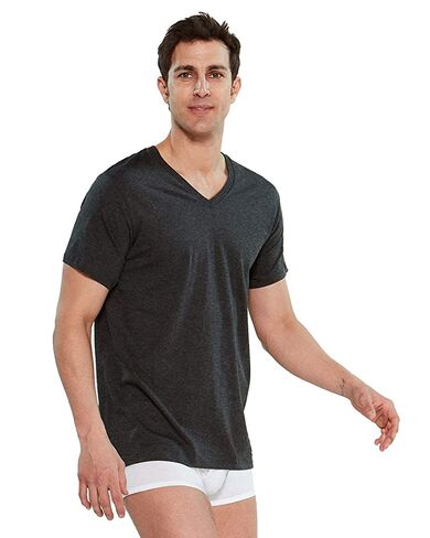 Calvin Klein Men's Cotton Classics Multipack Pack V Neck T-Shirt in Saudi Arabia
