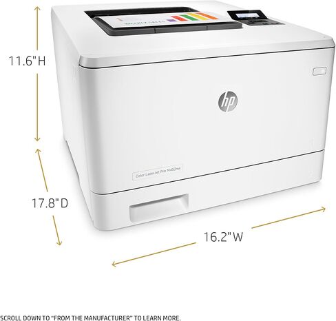 HP Laserjet Pro M452nw Wireless Color Laser Printer with Built-in Ethernet, Amazon Dash Replenishment Ready (CF388A) in Saudi Arabia