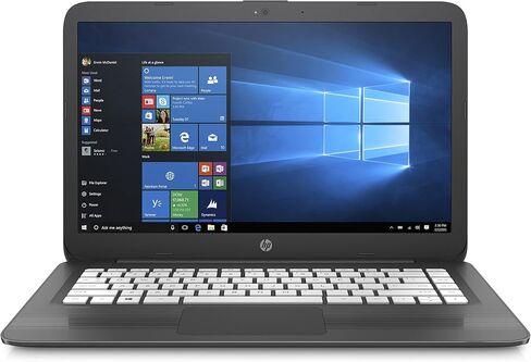 HP Stream 14-inch Laptop, Intel Celeron N4000 Processor, 4 GB RAM, 64 GB eMMC, Windows 10 S with Office 365 Personal for One Year (14-cb190nr, Gray) in Saudi Arabia