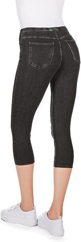 MeMoi Priga Denim Cotton Capri Jean Leggings in Saudi Arabia