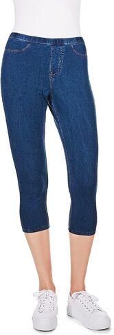 MeMoi Priga Denim Cotton Capri Jean Leggings in Saudi Arabia
