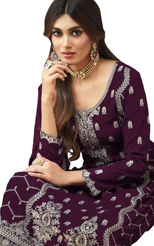 Heni Fashion Indian/Pakisatni Party/Wedding Wear Readymade Straight Salwar Kameez/Salwar Suit for Women in Kuwait