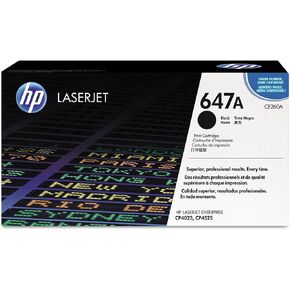 Original HP 647A Black Toner Cartridge | Works with HP Color LaserJet Enterprise CM4540 MFP, HP Color LaserJet Enterprise CP4025, CP4525 Series | CE260A in Kuwait