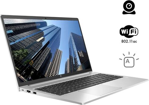 HP ProBook 450 G8 Business Laptop, 15.6" FHD IPS Display, Intel Core i5-1135G7 Quad-Core Processor, 16GB DDR4 RAM, 512GB PCIe SSD, Webcam, HDMI, Backlit Keyboard, RJ-45, Wi-Fi, Windows 11 Pro, Silver in Saudi Arabia