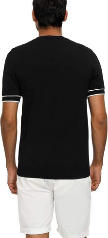 PJ PAUL JONES Mens Short Sleeve V Neck Tee Shirt Slim Fit Breathable T-Shirts in Saudi Arabia