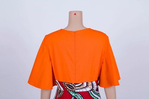 iooiooi Plus Size African Party Dresses for Women New Bazin Riche Style Clothes Graceful Lady Print Clothing in Kuwait