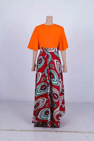 iooiooi Plus Size African Party Dresses for Women New Bazin Riche Style Clothes Graceful Lady Print Clothing in Kuwait