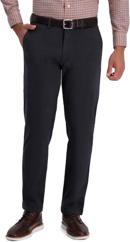 Haggar Men's Comfort Straight Fit Flat Front Flex Khaki & Chino Pants in Saudi Arabia
