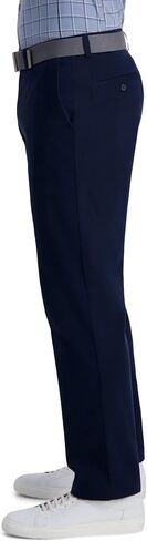 Haggar Men's Comfort Straight Fit Flat Front Flex Khaki & Chino Pants in Saudi Arabia