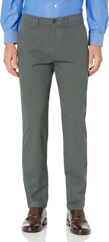 Haggar Men's Comfort Straight Fit Flat Front Flex Khaki & Chino Pants in Saudi Arabia