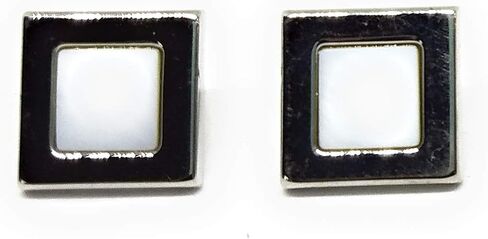 Cookie Lee Mother Pearl Square Earrings (B2) in Saudi Arabia