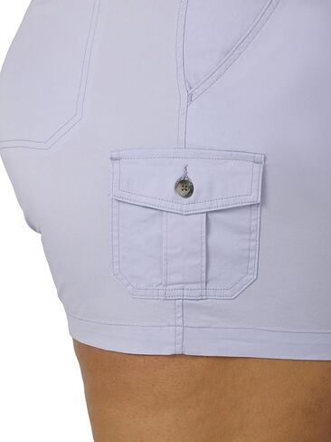 شورت نسائي من Lee بمقاس كبير ومرن ومتوسط ​​الارتفاع ومخيط للشحن in Kuwait