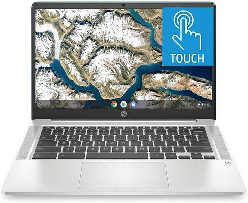 HP Chromebook Laptop 14" Diagonal HD IPS Touchscreen Display Intel Celeron N4500 4 GB Memory 64GB eMMC Stylus Pen Chrome OS Metallic Blue (Renewed) in Saudi Arabia