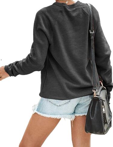 Hocus Pocus Sweatshirt For Women Halloween Sweatshirt Funny Sanderson Sisters Long Sleeve Pullovers Sweatshirts Tee Tops in Kuwait