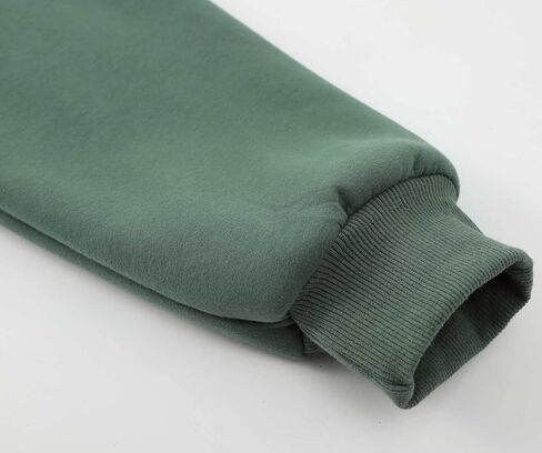 Gihuo Men's Warm Crewneck Sherpa Lined Fleece Sweatshirt Pullover Tops in Saudi Arabia