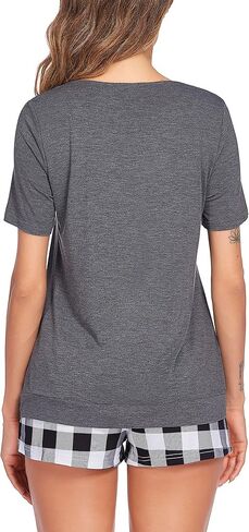 طقم بيجامة شورت نسائي من Avidlove بأكمام قصيرة وملابس نوم Pjs S-XXL in Kuwait