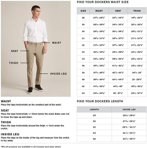 Dockers Men's Slim Fit Signature Khaki Lux Cotton Stretch Pants in Saudi Arabia