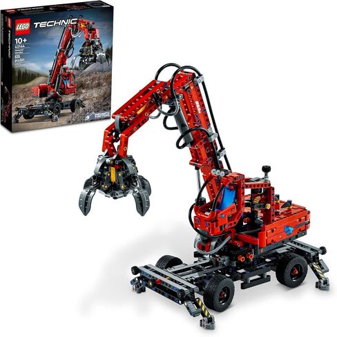 LEGO Technic Material Handler Crane 42144 Building Toy Set for Kids, Boys, and Girls Ages 10+ (835 Pieces) in Saudi Arabia