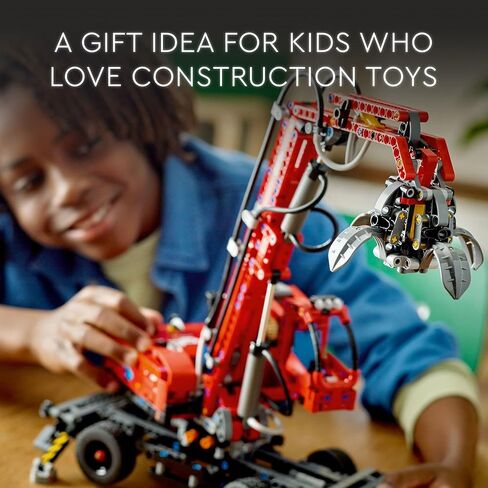 LEGO Technic Material Handler Crane 42144 Building Toy Set for Kids, Boys, and Girls Ages 10+ (835 Pieces) in Saudi Arabia