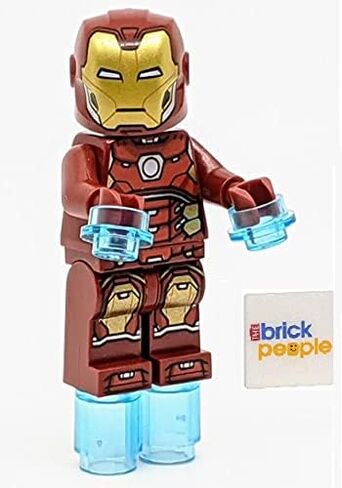 LEGO Superheroes: Iron Man Silver Hexagon on Chest and Power Blasts for Hands and Feet in Saudi Arabia