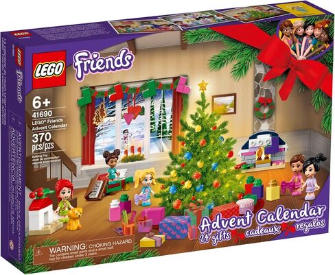 LEGO 41690 Friends Advent Calendar,Makes a Great Holiday Treat for Children who Love Toy Advent Calendars and buildable Figures(370 Pieces) in Saudi Arabia