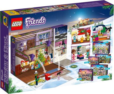 LEGO 41690 Friends Advent Calendar,Makes a Great Holiday Treat for Children who Love Toy Advent Calendars and buildable Figures(370 Pieces) in Saudi Arabia