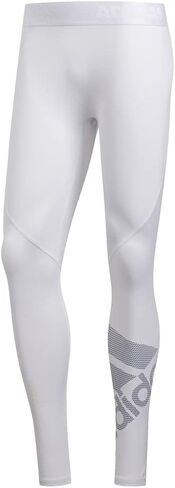 adidas Men's Alphaskin Sport Badge Of Sport Long Tights in Saudi Arabia