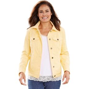 Woman Within Women's Plus Size Stretch Denim Jacket in Saudi Arabia