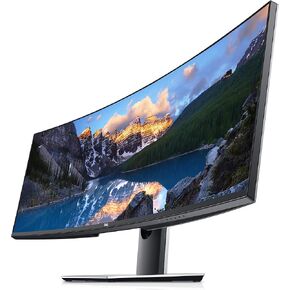 Dell U4919DW UltraSharp 49 Curved Monitor – 49-inch QHD (5120 x 1440) 60Hz Display, 8ms Response Time, 3800R Curvature, HDMI/DP/USB 3.0/USB-C Connectivity, Height/Tilt/Swivel Adjustability - Silver in Kuwait