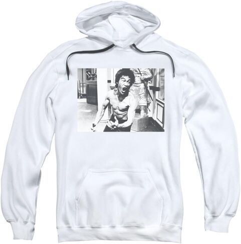 Bruce Lee Full of Fury Unisex Adult Pull-Over Hoodie for Men and Women in Saudi Arabia
