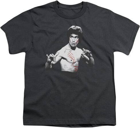Bruce Lee Final Confrontation Unisex Youth T Shirt for Boys and Girls in Kuwait